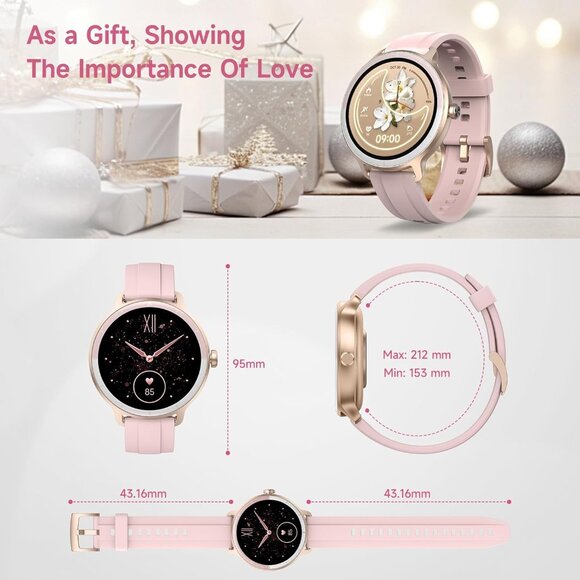 ⚡Smart Watch for Men Women 1.27 HD Touchscreen Fitness Tracker Bluetooth Calling - Picture 9 of 9